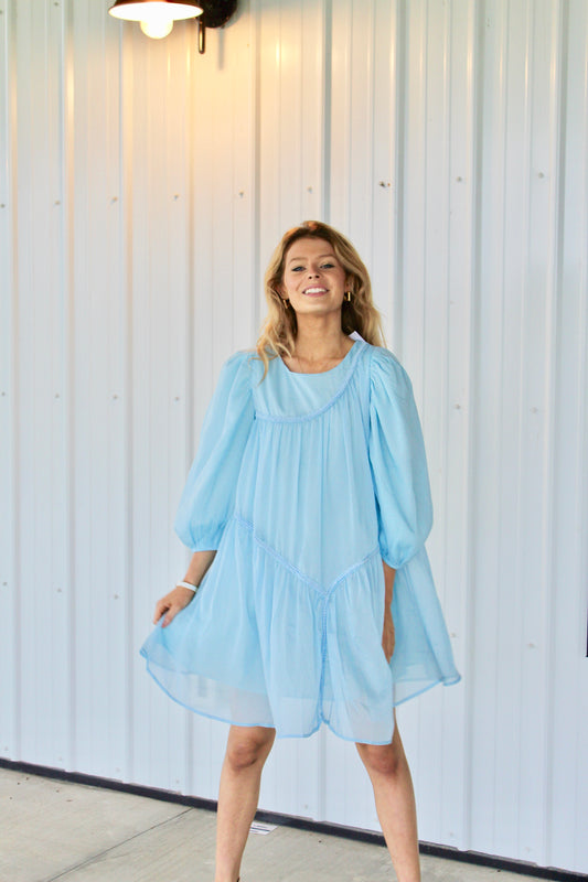 Cinderella Blue Midi Dress